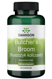 Swanson Butcher's Broom (Ruszczyk Kolczasty), 470 mg – 100 kapsulas