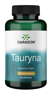Swanson Taurīns, 500 mg – 100 kapsulas