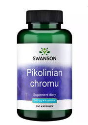 Swanson Hroma pikolināts, 200 mcg – 200 kapsulas