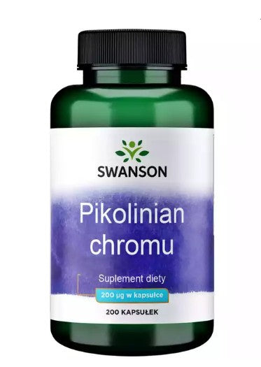 Swanson Hroma pikolināts, 200 mcg – 200 kapsulas