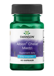 Swanson Albion Helāta Varš, 2 mg – 60 kapsulas