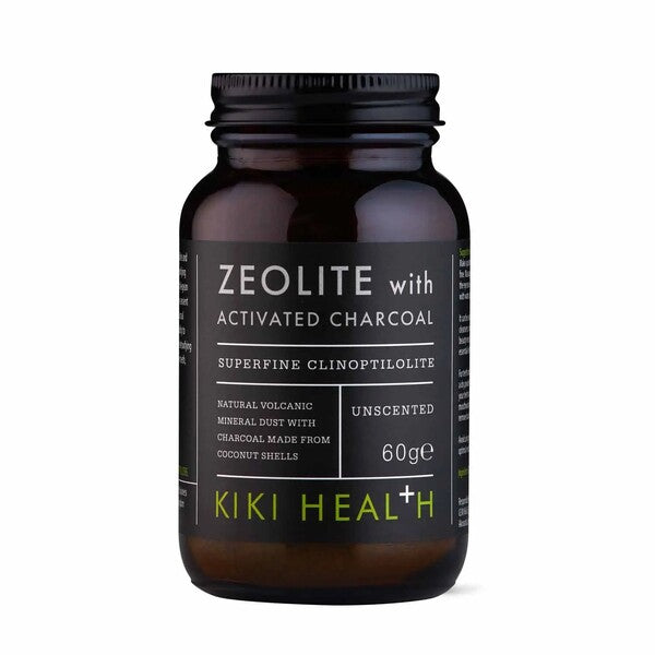 KIKI Health ceolīts ar aktivētās ogles pulveri – 60 g