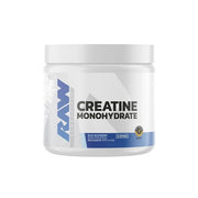 Raw Nutrition kreatīna monohidrāts ar zilo aveņu garšu – 213 g