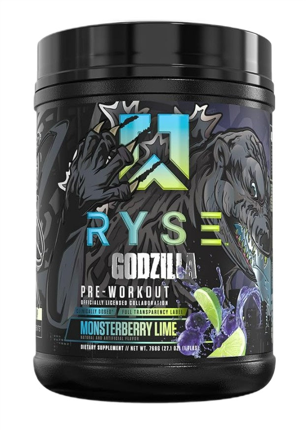 RYSE Godzilla pirms treniņa, ogu un laima garša – 768 g