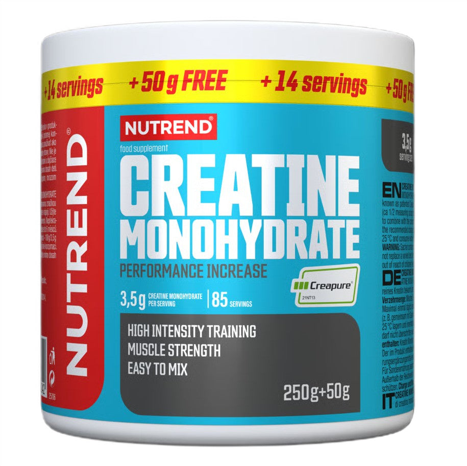 Nutrend kreatīna monohidrāts, bez garšas - 300 g
