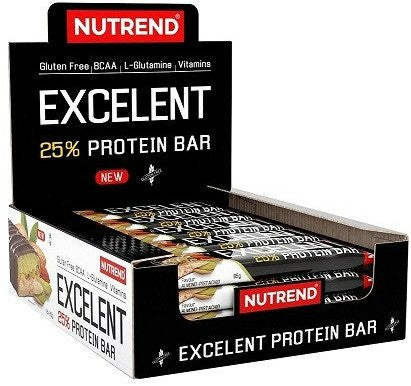 Nutrend Excelent 25% proteīna batoniņš, Dubaijas šokolāde – 18 x 85 g