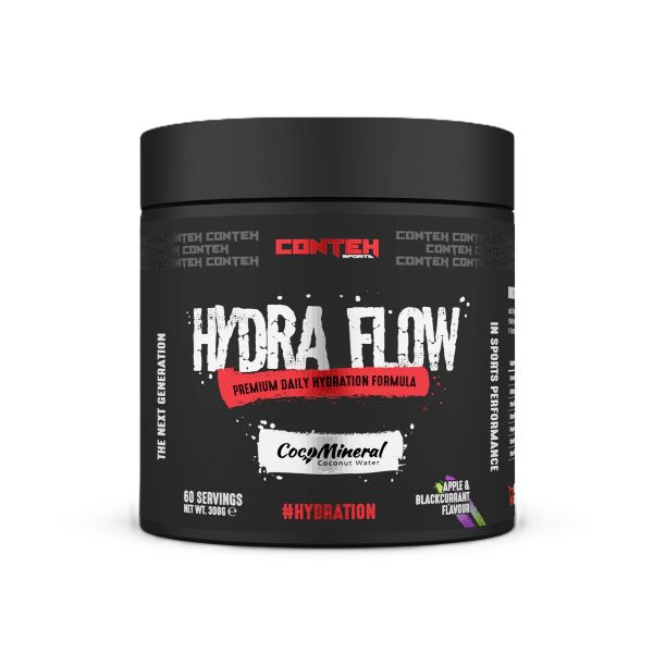 Conteh Sports Hydra Flow, ābolu un upeņu garša – 300 g
