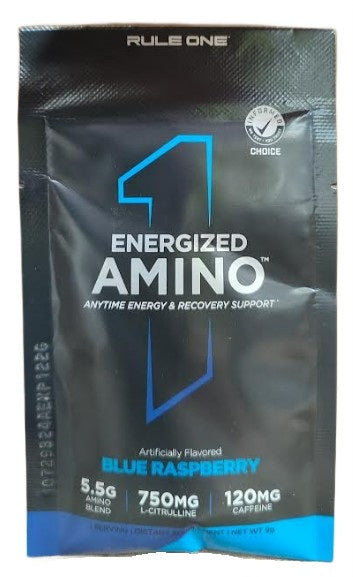 Rule One enerģiskās aminoskābes, zilās avenes — 9 g (1 porcija)