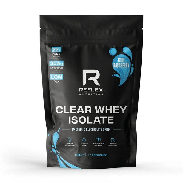 Reflex Nutrition dzidrais sūkalu izolāts, zilās avenes - 510 g
