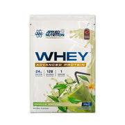 Applied Nutrition Critical Whey sūkalu proteīna pulveris, vaniļas un mačas garša – 33 g (1 porcija)