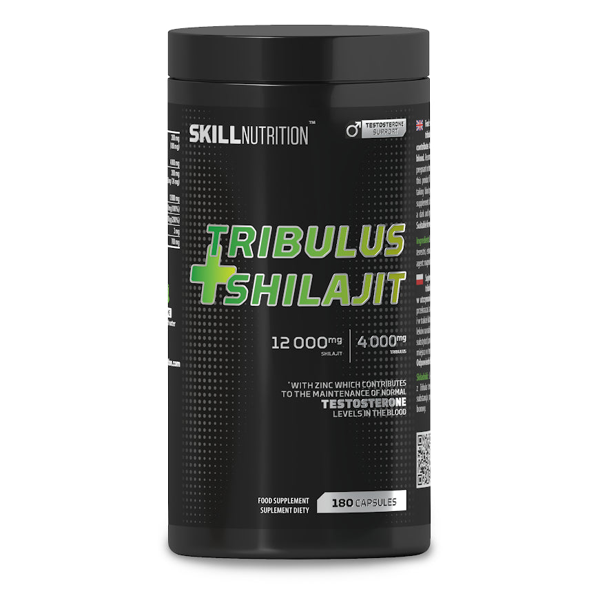 Skill Nutrition Tribulus + Šiladžits – 180 kapsulas