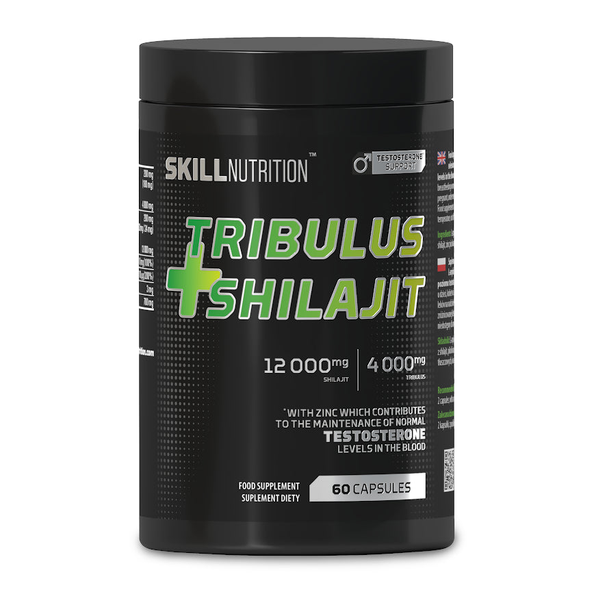 Skill Nutrition Tribulus + Šiladžits - 60 kapsulas