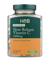 Holland & Barrett augstas potences lēni atbrīvojošais C vitamīns, 1000 mg – 120 tabletes