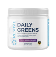 Revive Daily Greens pulveris, ar svaigu ogu garšu – 200 g