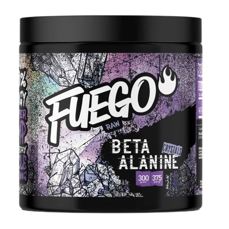 Fuego Beta Alanīna kristāli, neapstrādāti - 300 g