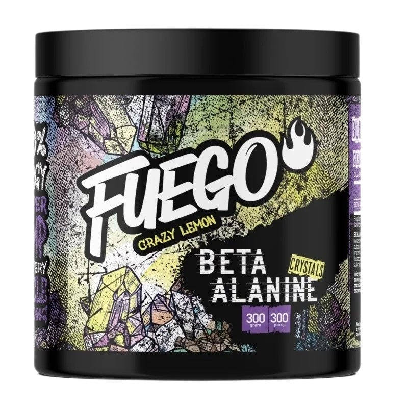 Fuego Beta alanīna kristāli, Crazy Lemon – 300 g