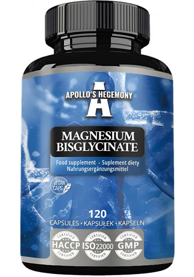 Apollo's Hegemony magnija bisglicināts – 120 kapsulas