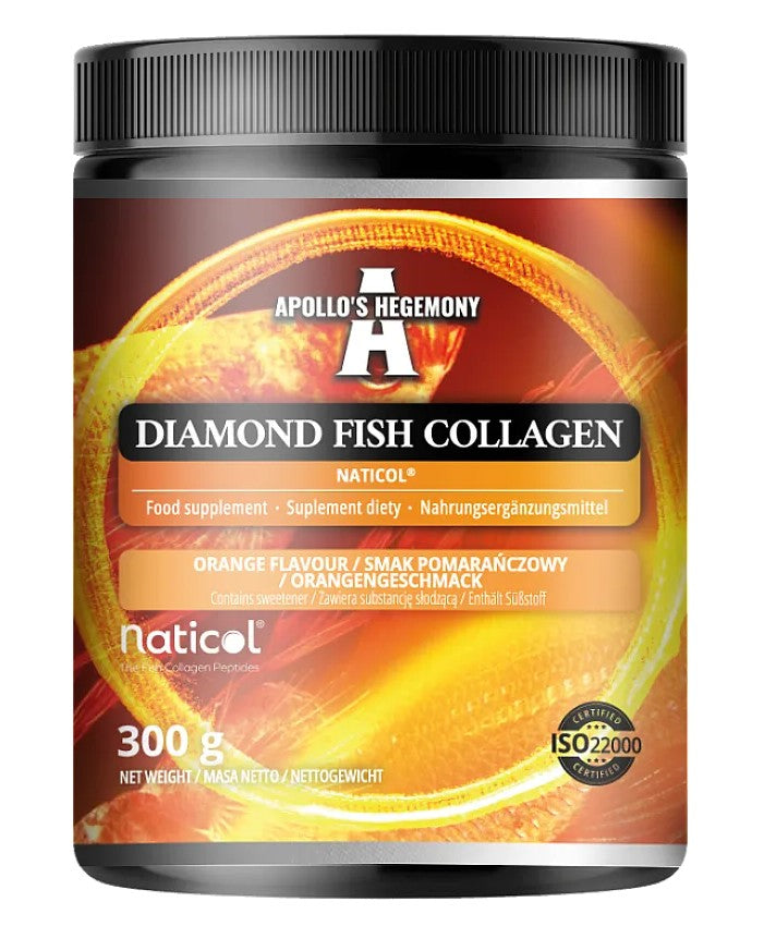 Apollo's Hegemony dimanta zivju kolagēns ar apelsīnu garšu - 300 g
