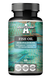 Apollo's Hegemony zivju eļļa, 330 mg EPA un 220 mg DHA – 60 kapsulas