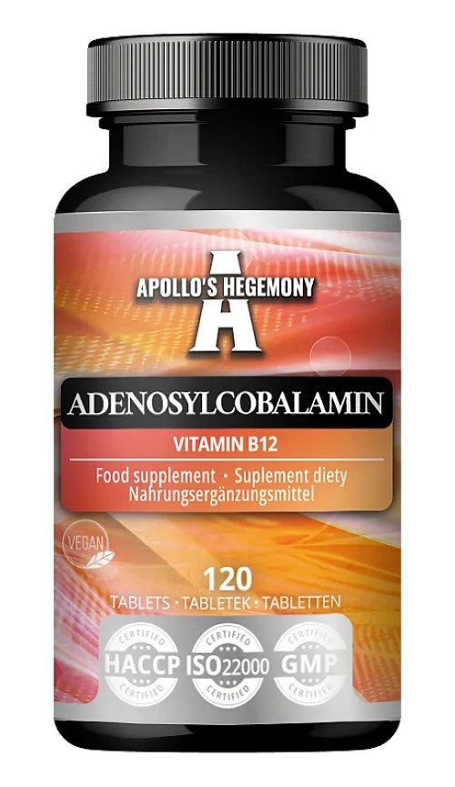 Apollo's Hegemony Adenozilkobalamīns B12 vitamīns – 120 tabletes