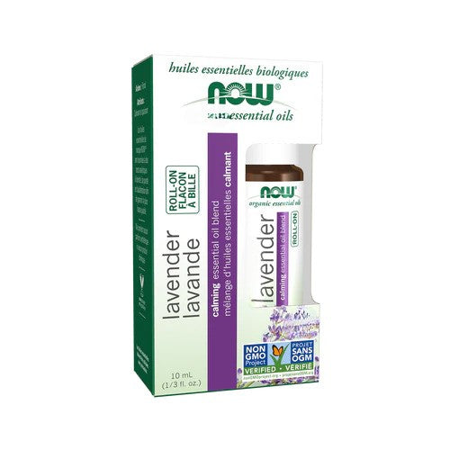NOW Foods rullīšu dezodorants ēteriskajai eļļai, lavandas – 10 ml.