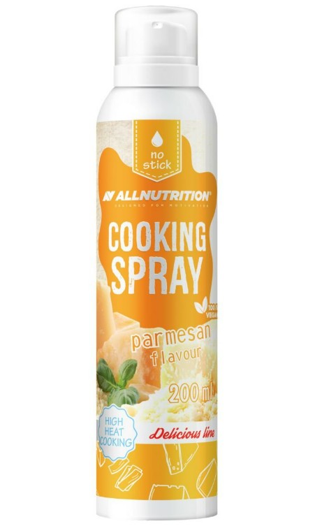 Allnutrition cepamais aerosols ar parmezāna garšu – 200 ml.