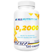 Allnutrition D3 vitamīns 2000, 2000 IU – 120 kapsulas