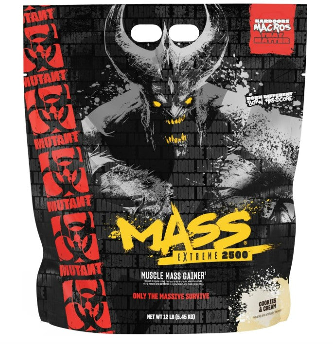 Mutant Mutant Mass Extreme 2500, cepumu un krējuma garša - 5450 g