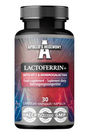Apollo's Hegemony Laktoferīns+ ar C vitamīnu un arabinogalaktānu - 30 kapsulas