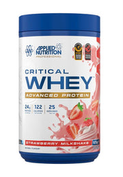 Applied Nutrition Critical Whey zemeņu piena kokteilis – 825 g
