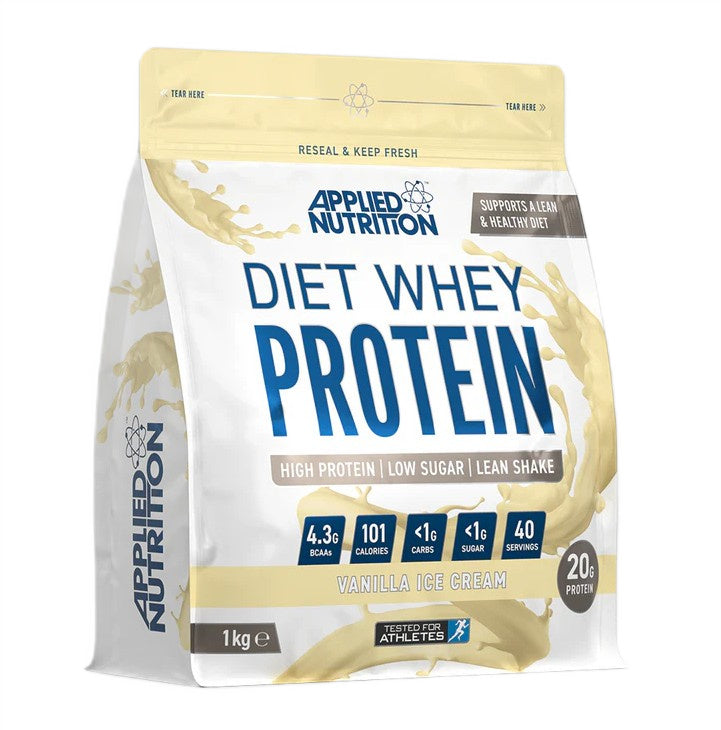 Applied Nutrition Diet Whey, vaniļas saldējums – 1000 g
