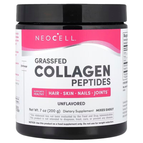 NeoCell nobarību kolagēna peptīdi, bez garšas - 200 g