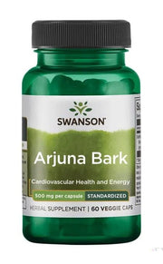Swanson Arjuna mizas ekstrakts, 500 mg – 60 kapsulas
