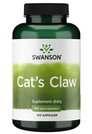 Swanson Kaķa naga, 500 mg – 100 kapsulas