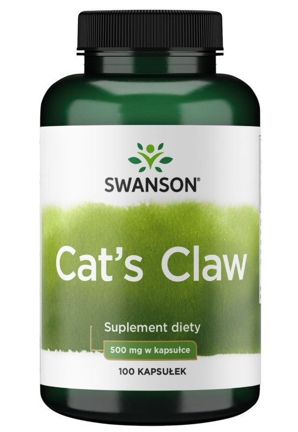Swanson Kaķa naga, 500 mg – 100 kapsulas