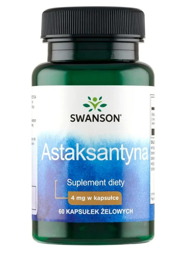Swanson Astaksantīns, 4 mg – 60 gēla kapsulas
