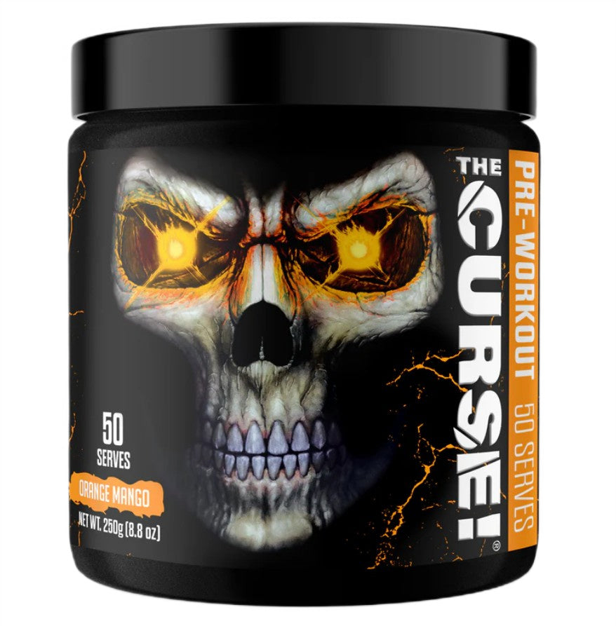 JNX Sports The Curse! Pirms treniņa maisījums (ES), apelsīnu un mango garša – 250 g