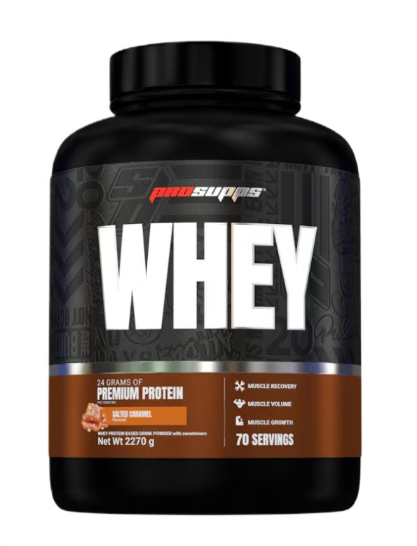 ProSupps sūkalu olbaltumvielas, sāļās karameles garša – 2270 g