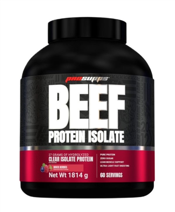 ProSupps liellopu gaļas proteīna izolāts, ogu maisījums — 1814 g