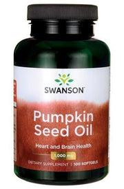 Swanson Ķirbju sēklu eļļa, 1000 mg – 100 želejas kapsulas