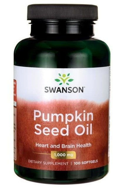 Swanson Ķirbju sēklu eļļa, 1000 mg – 100 želejas kapsulas