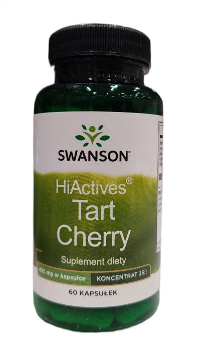 Swanson HiActives ķiršu garšas, 465 mg – 60 kapsulas