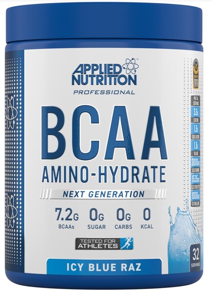Applied Nutrition BCAA aminoskābes, Icy Blue Raz - 450 g