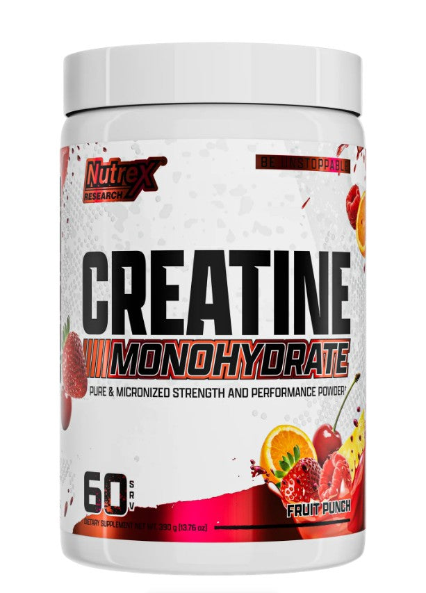 Nutrex kreatīna monohidrāts, augļu punšs - 390 g