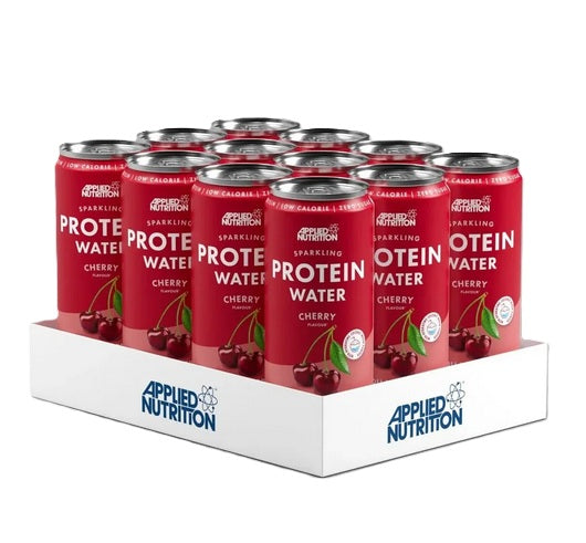 Applied Nutrition gāzēts proteīna ūdens ar ķiršu garšu – 12 x 330 ml.