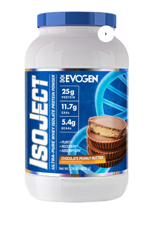 Evogen IsoJect, šokolādes zemesriekstu sviests – 800 g