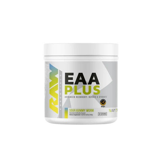 Raw Nutrition EAA Plus, skābas gumijas konfektes – 426 g