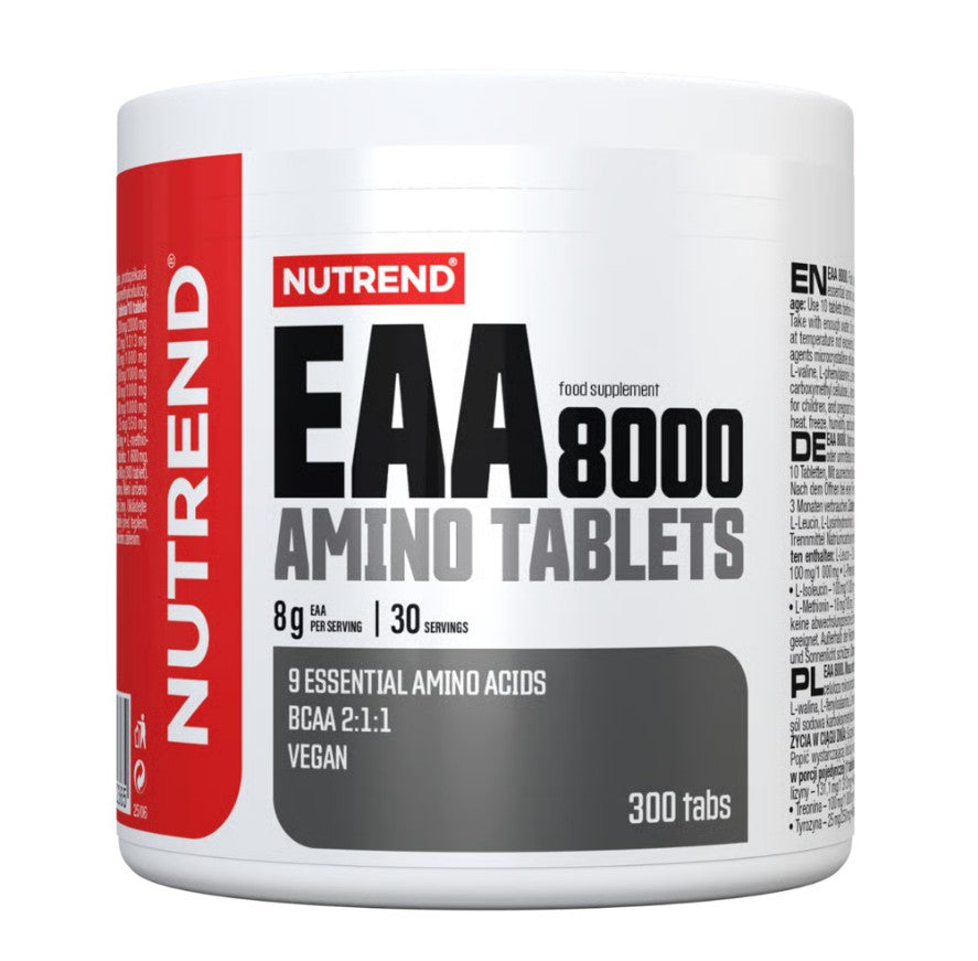 Nutrend EAA 8000 aminoskābju tabletes – 300 tabletes