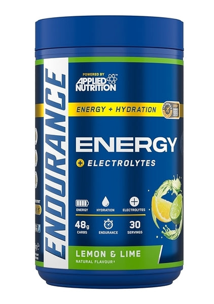 Applied Nutrition Endurance Energy + Hydration uztura bagātinātājs ar citronu un laimu – 1500 g