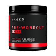 Kaged Muscle pirms-treniņa sporta papilds Fruit Punch – 258 g